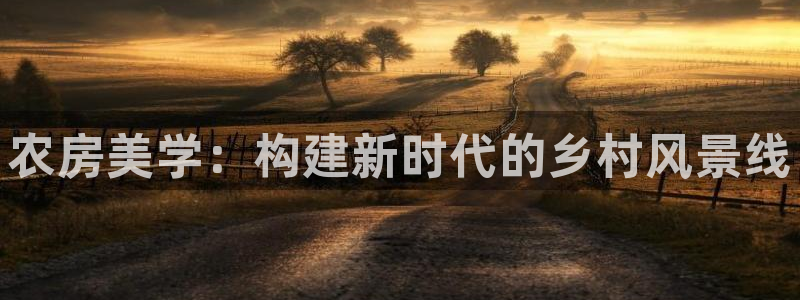 意昂体育3平台假的吗是真的吗吗：农房美学：构建新时代的乡村风景线