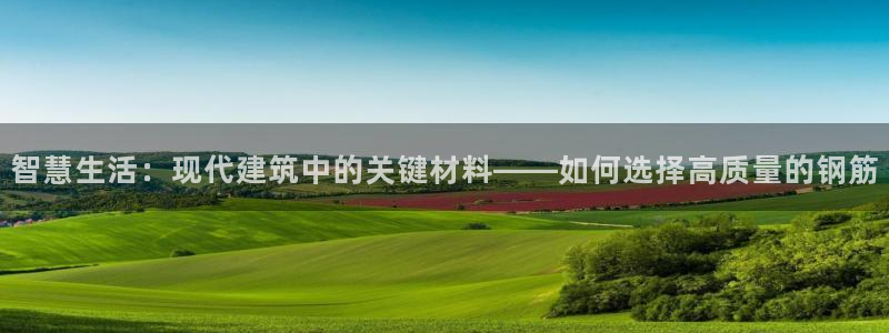 意昂集团官网：智慧生活：现代建筑中的关键材料——如何选择高质量的钢筋