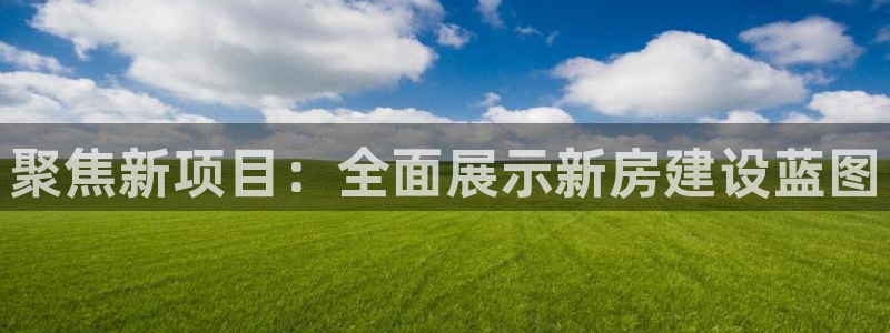 意昂体育3平台注册要钱吗：聚焦新项目：全面展示新房建设蓝图