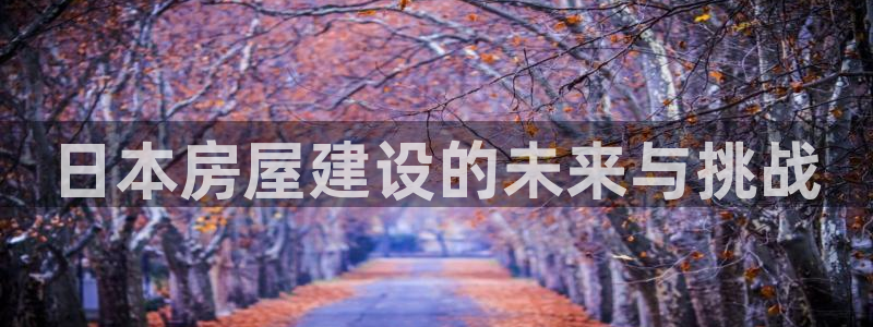意昂3集团：日本房屋建设的未来与挑战