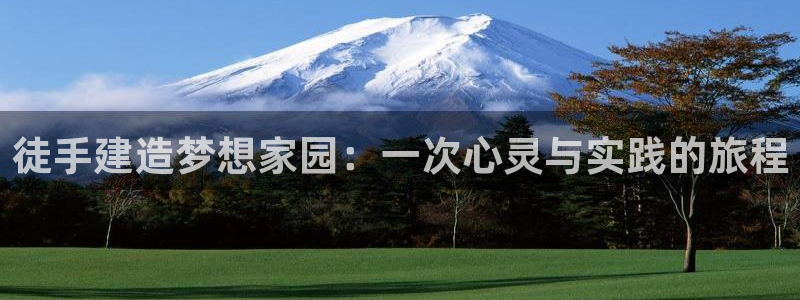 意昂体育3联系电话：徒手建造梦想家园：一次心灵与实践的旅程