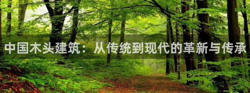 意昂3娱乐：中国木头建筑：从传统到现代的革新与传承